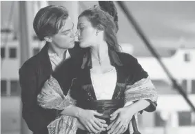  ?? FOX file photo ?? Leonardo DiCaprio and Kate Winslet lit up the silver screen as Jack and Rose in Titanic.