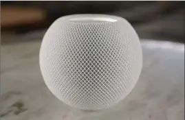  ??  ?? HomePod mini.