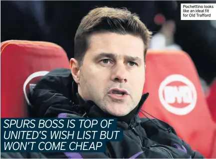  ??  ?? Pochettino looks like an ideal fit for Old Trafford