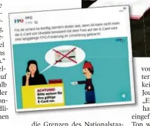  ?? APA/FPÖ ?? Eine Stunde lang wurde im Kanzleramt diskutiert. Das umstritten­e FPÖ-Video wurde indes entfernt