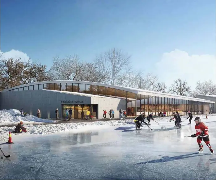  ?? FOTO: DYRVIK ARKITEKTER ?? Slik skal Frogner – eller Sonja Henie – ishall se ut høsten 2020.