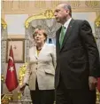  ?? Foto: dpa ?? Kanzlerin Merkel und Präsident Erdogan im Oktober 2015 in Istanbul.
