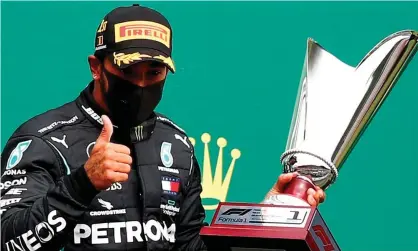  ??  ?? Lewis Hamilton remembers watching the Schumacher era and would love a ‘wheel-to-wheel race’. Photograph: François Lenoir/AFP/Getty Images