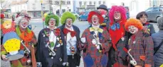  ?? ARCHIVFOTO: BLERSCH ?? Annemarie Blersch ist seit knapp zehn Jahren bei der Aulendorfe­r Fasnet als Clown unterwegs.