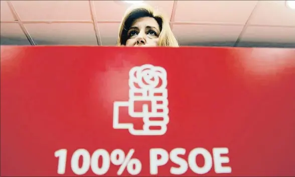  ?? DANI DUCH ?? La presidenta andaluza Susana Díaz, ayer en la agrupación socialista de Fuencarral, en Madrid, donde anunció sus “propuestas de futuro”