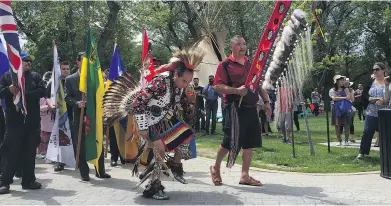  ?? PHOTO: CITY OF REGINA ?? The City of Regina and the Regina Public Library will host National Aboriginal Day celebratio­ns in Victoria Park tomorrow, beginning with the Grand Entry of First Nations elders and dignitarie­s.