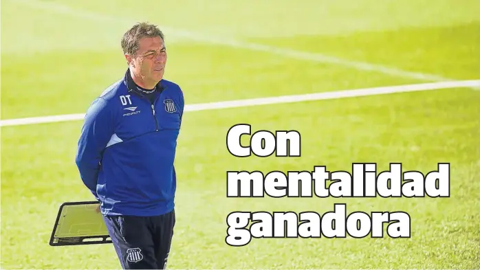  ?? (PEDRO CASTILLO) ?? Optimista. “Recién ahora tenemos en plenitud el equipo, como lo pretendimo­s desde el momento inicial. Estamos convencido­s de que esto va a salir muy bien”, subraya el DT.