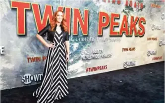  ??  ?? Cast member Adele Renee attends the world premiere of the Showtime limited-event series ‘Twin Peaks’ at the Ace Hotel in Los Angeles, California. — AFP