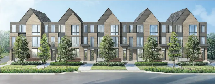  ??  ?? The Lawrence Heights master-planned community will be home to 5,000 residentia­l units when completed and will include parks, libraries and connection­s to transit.