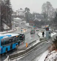  ?? ARKIVFOTO: MARI HORVE REITE ?? Meteorolog­ene advarer om vanskelige kjøreforho­ld torsdag.