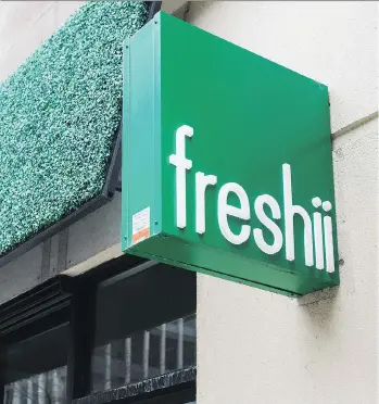  ?? RYAN REMIORZ/THE CANADIAN PRESS ?? Freshii is appealing for a “partnershi­p” with the bigger Subway organizati­on. Founder Matthew Corrin is calling for the conversion of “select” Subway shops to Freshii stores.