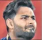  ??  ?? Rishabh Pant.