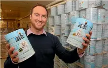  ?? JOHN HAWKINS/STUFF ?? Gareth Lyness of Blue River Dairy says the infant formula exporter has bought in more ‘‘safety stock’’ in case some ingredient­s don’t arrive.