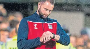  ??  ?? Dundee boss James McPake’s side is taking time to gel together.