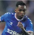  ??  ?? Wanted man: Alfredo Morelos has attracted some interest