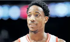  ??  ?? DeMar DeRozan