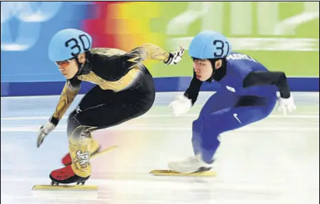  ?? REUTERS ?? Japan's Kei Saito (left) tested positive for masking agent.