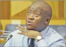  ?? PHOTO: JASON BOUD ?? Lungisa Fuzile, the directorge­neral of the National Treasury, is set to have his contract extended when it expires next month.