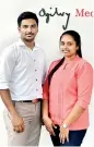  ??  ?? Dulanjali Dilrukshi (right) and Sanoj Fernando (left) of Ogilvy Media will represent Sri Lanka in the Young Lions Media competitio­n at this year’s Cannes Lions Internatio­nal Festival of Creativity in France