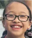  ??  ?? Leila Bui, 11, was struck by a vehicle while in a crosswalk on Dec. 20, 2017.