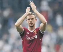  ??  ?? Jordan Henderson has congratula­ted residents on the West Park campaign