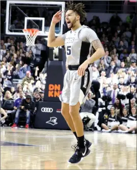  ?? File photo ?? Drew Edwards (15) and Providence College dropped to 1-4 in Big East conference play after Sunday afternoon’s 79-68 defeat to Marquette in Milwaukee.