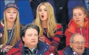  ?? REUTERS ?? ■ US President Donald Trump's daughter Ivanka Trump (centre), currently in South Korea to attend the Winter Olympics, called for ‘maximum pressure’ on North Korea.