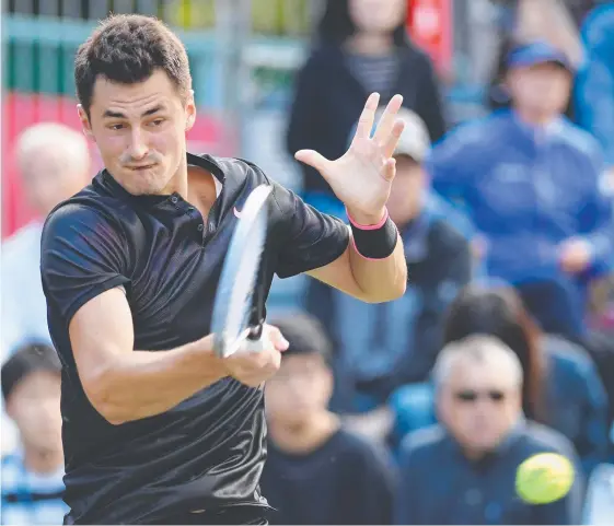  ?? Picture: GETTY IMAGES ?? Bernard Tomic is trying to get his career moving forward again by competing in Challenger Series events.