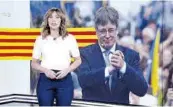  ?? ?? Puigdemont, en el Telediario de La 1, ayer.