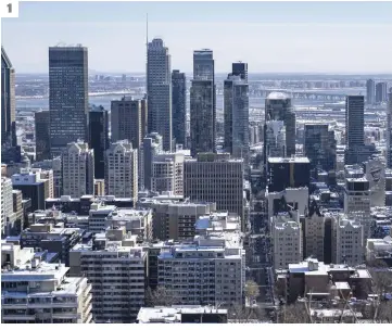  ?? ?? 1. Les logements les plus chers se trouvent au centre-ville de Montréal selon la SCHL.
2. Sans grande surprise, les logements les moins dispendieu­x sont situés à Montréal-Nord. 3. Les logements à Dorval sont parmi les plus abordables pour les locataires.