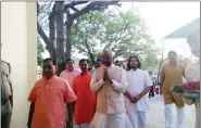  ??  ?? Ram Nath Kovind in Vrindavan.