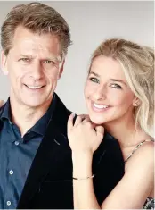  ??  ?? Very proud: andrew Castle and Georgie