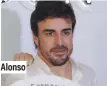  ??  ?? Alonso