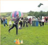  ??  ?? Welly wanging at last year’s Limey Valley summer fete