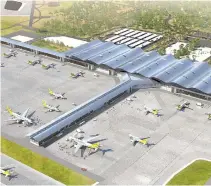  ??  ?? MEGAWIDE-GMR CONSORTIUM won the engineerin­g, procuremen­t and constructi­on contract for the Clark airport in December 2017.