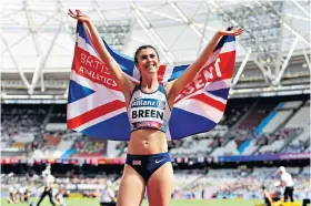  ??  ?? Family passion: Olivia Breen’s father, Michael, has criticised a UK Athletics review