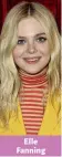  ??  ?? Elle Fanning