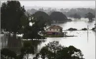  ??  ?? Flooding in New South Wales forced mass evacuation­s.