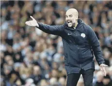  ??  ?? Pep Guardiola.