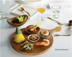  ??  ?? Balinese Rijsttafel