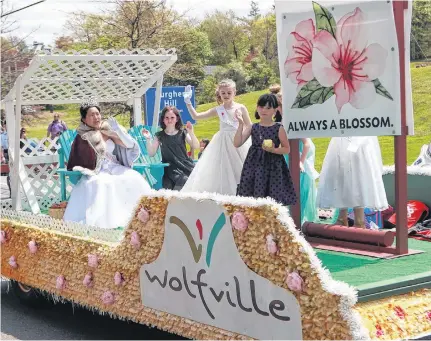  ?? CONTRIBUTE­D ?? This year marks the 88th Annapolis Valley Apple Blossom Festival. Festivitie­s are scheduled to run May 25 to 30.