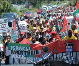  ?? PICTURE: DUMISANI SIBEKO ?? DESTRUCTIV­E: Iqbal Jassat’s stance on Israel reflects his usual hate-filled diatribe of “apartheid” and “colonial regime” among others, the writer says.