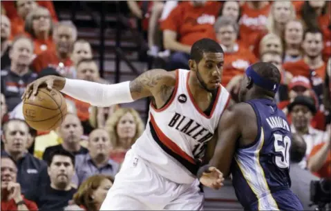  ?? DON RYAN — THE ASSOCIATED PRESS ?? Free agent forward LaMarcus Aldridge stated Saturday that he will sign with the San Antonio Spurs.