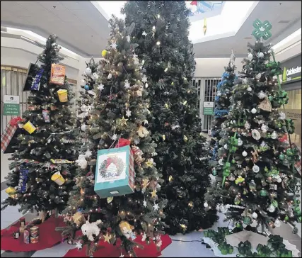  ?? Submited ?? Six trees decorated by various local non-profits are on display until Christmas Eve for the Truro Mall’s second annual Charity Christmas Tree Decorating contest. Shoppers can vote by donating to the charity that created their favourite tree or trees.