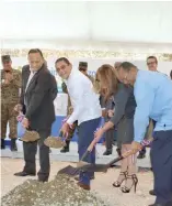  ??  ?? En la actividad, Ovalles resaltó el interés del presidente Danilo Medina por la obra.