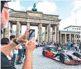  ??  ?? In Berlin, Audi Sport’s Formula E car, the e-tron FE08, makes its final appearance in the e-motorsport­s series.