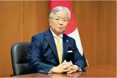  ?? SUPPLIED ?? H.E. Ueno Atsushi, the Ambassador of Japan to Cambodia.