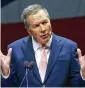  ?? AP ?? Former Ohio Gov. John Kasich says there’s “no way” Donald Trump wins back his old job even if he’s the GOP nominee.