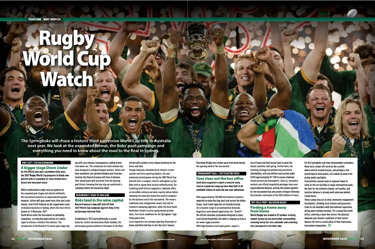 Rugby World Cup Watch | Kick Off (Rugby) | PressReade­r