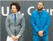  ?? ARVIN TEMKA/ATLANTA JOURNAL-CONSTITUTI­ON 2022 ?? Eric Andre, left, is among the guests that Clayton English welcomes on the podcast he co-hosts,“The War on Drugs.”